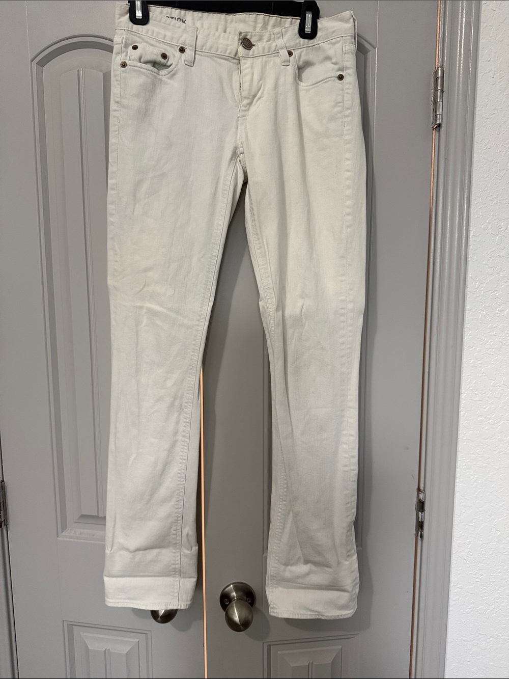 J. Crew Off-White Denim Jeans